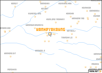 map of Wān Hpya-kawng