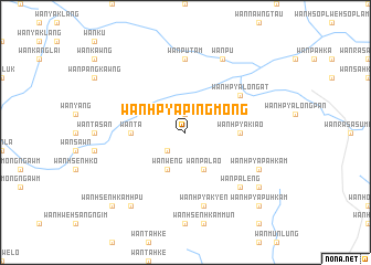 map of Wān Hpya-pingmöng