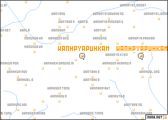 map of Wān Hpyā-pu-hkam