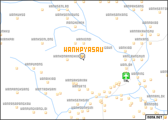 map of Wān Hpya-sau