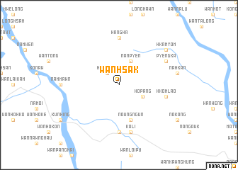 map of Wān Hsak