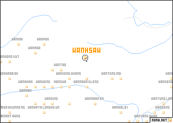 map of Wān Hsaw