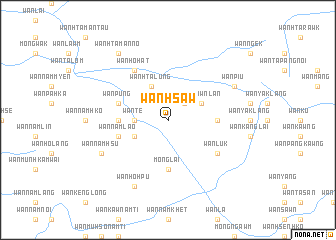 map of Wān Hsaw