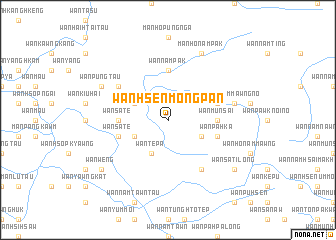 map of Wān Hsenmöngpan