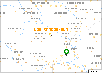 map of Wān Hsenpanmawn