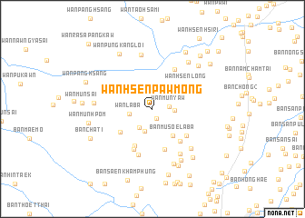 map of Wān Hsenpawmöng