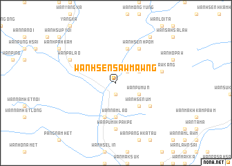 map of Wān Hsensawmawng