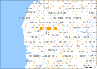 map of Wan-hsing