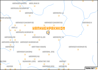 map of Wān Hwè-hpakhkom