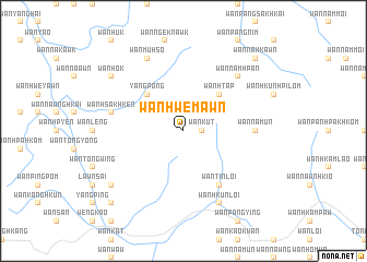 map of Wān Hwè-mawn