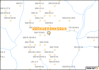 map of Wān Hwè-namhsawm