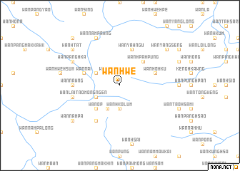 map of Wān Hwè