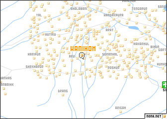 map of Wanīhom