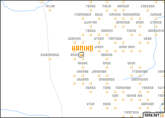 map of Waniho