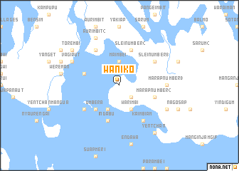 map of Waniko