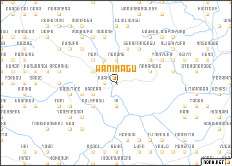 map of Wanimagu