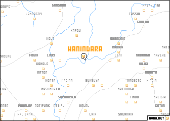 map of Wanindara