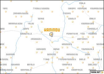 map of Waninou