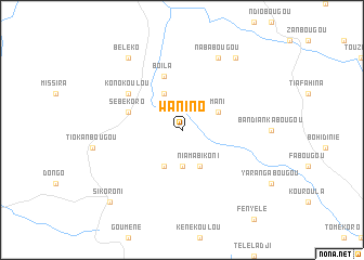 map of Wanino