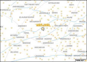 map of Wanjhal