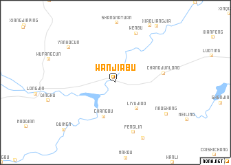 map of Wanjiabu