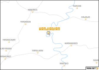 map of Wanjiadian