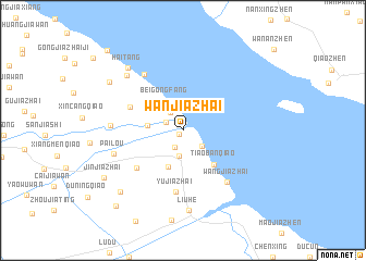 map of Wanjiazhai