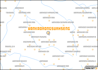 map of Wān Kao-möngsūmhseng