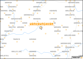 map of Wān Kawnghkam