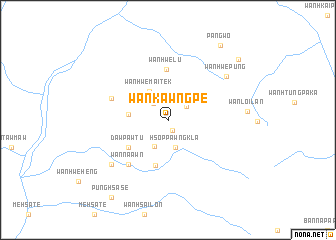 map of Wān Kawngpè