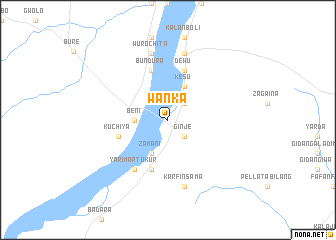 map of Wanka