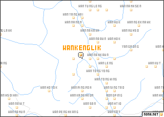 map of Wān Kēnglik