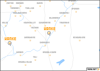 map of Wanké