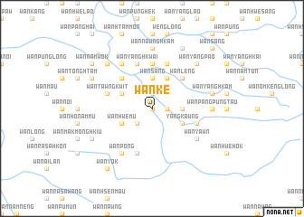 map of Wān Kè