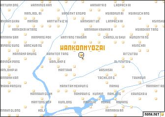 map of Wān Konmyo-zai