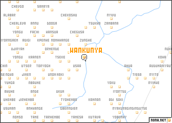 map of Wankunya