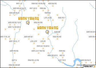 map of Wān Kyawng