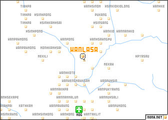 map of Wān La-sa