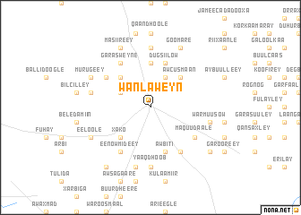 map of Wanlaweyn