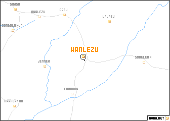 map of Wanlezu