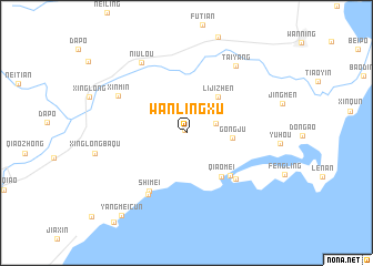 map of Wanlingxu