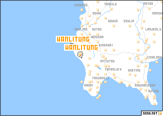 map of Wan-li-tung