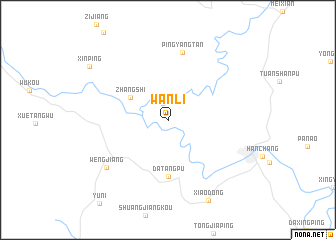 map of Wanli