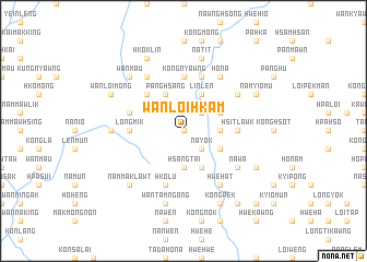 map of Wān Loi Hkam
