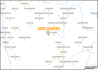 map of Wān Loi-hpaw