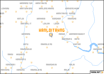 map of Wān Loi-tawng