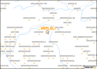 map of Wān Lo-li