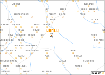 map of Wanlu