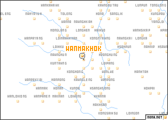 map of Wān Makhok