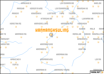 map of Wān Manghsu-ling